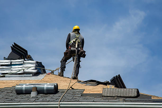 Professional Metal Roofing technician working in Monroe Township, NJ